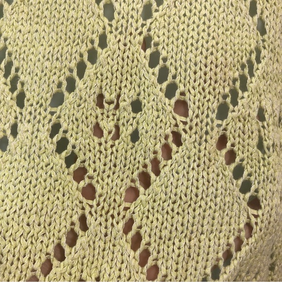 Leo & Nicole Open Knit Short Sleeve Sweater XXL - Picture 2 of 6